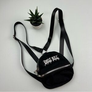 Dolls Kill mini black backpack